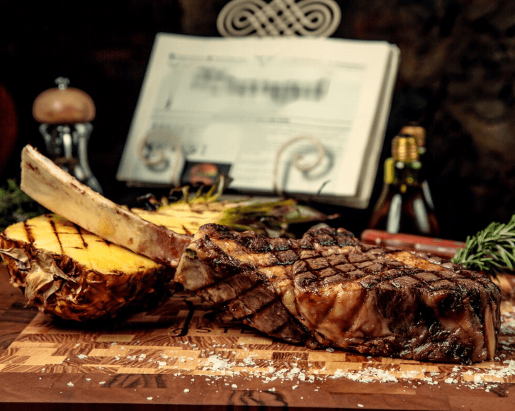 What’s the difference between a tomahawk and a cowboy steak?