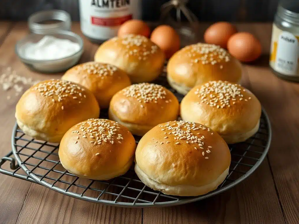 Protein Burger Buns Recipe