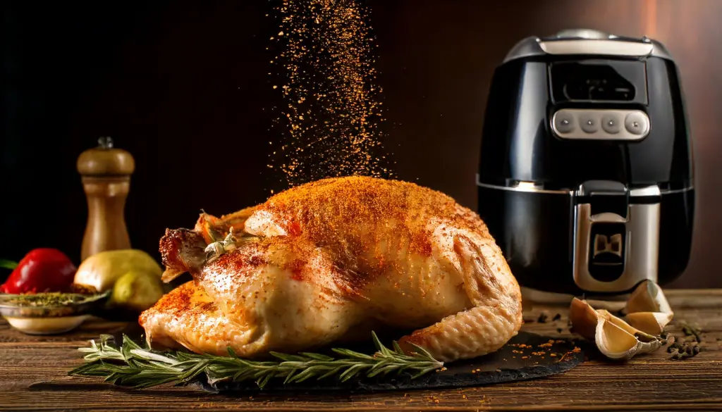 What temperature to air fry turkey?