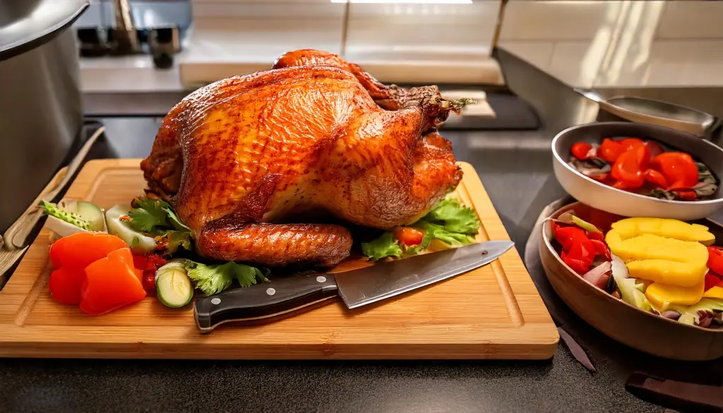 air frying a turkey, air fryer turkey cooking time, how to cook turkey in an air fryer, turkey air fry time, cooking turkey in air fryer