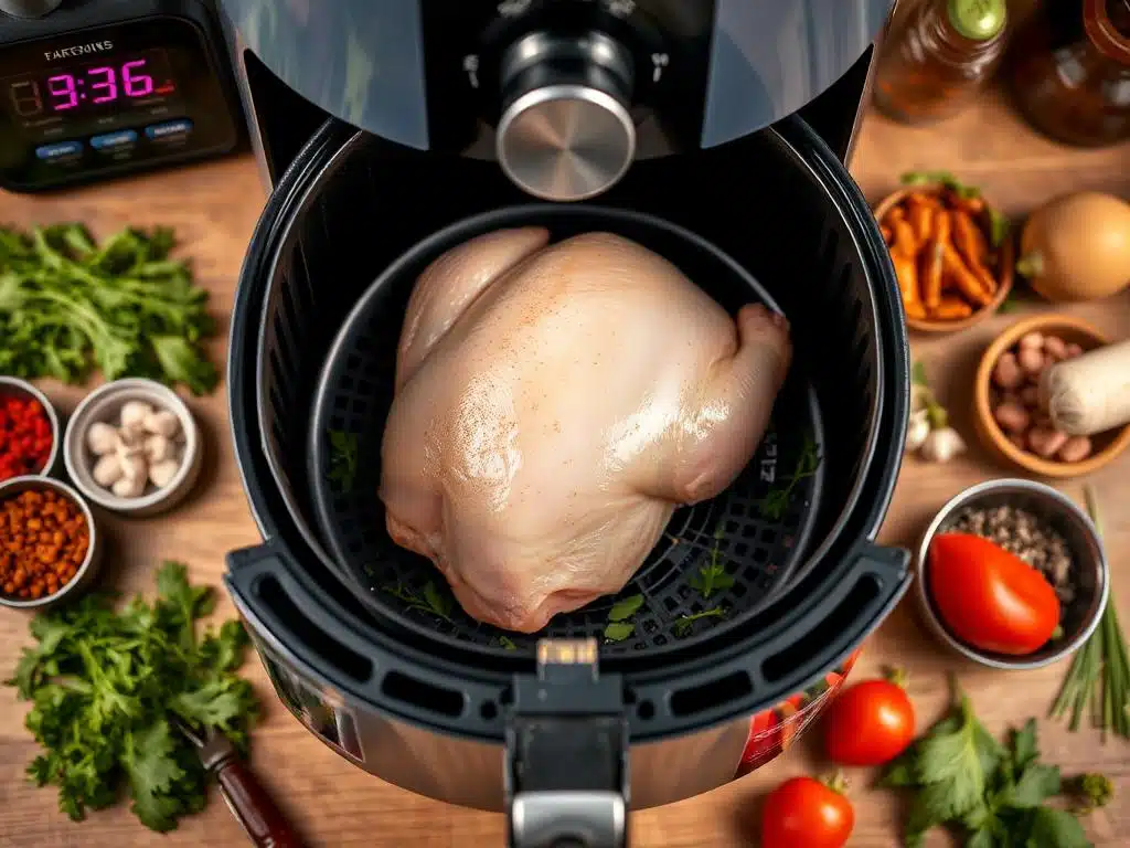 Can you put raw chicken in an air fryer?