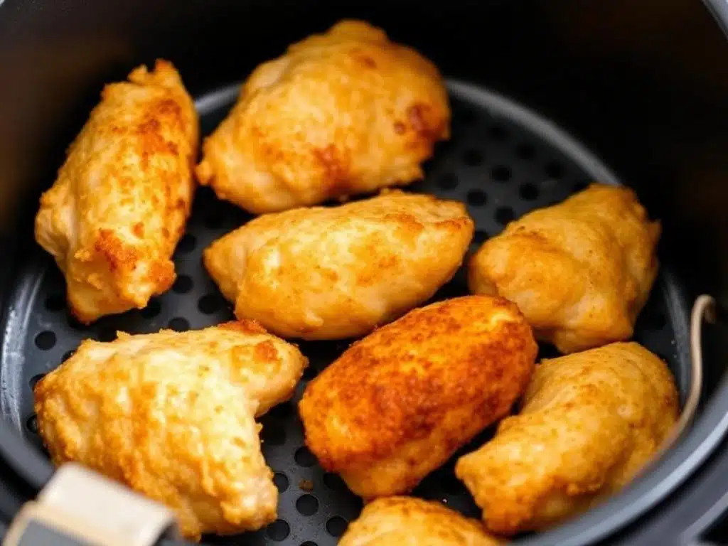 How long for chicken bites in an air fryer