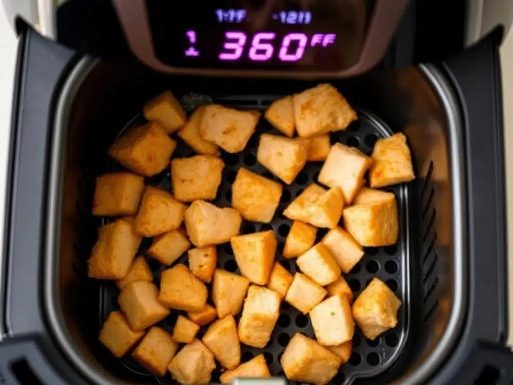 How long does diced chicken take in the air fryer?

