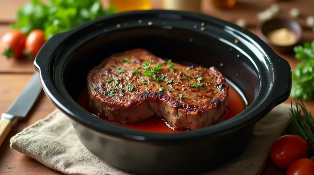 How long does it take for steak to cook in a crock pot