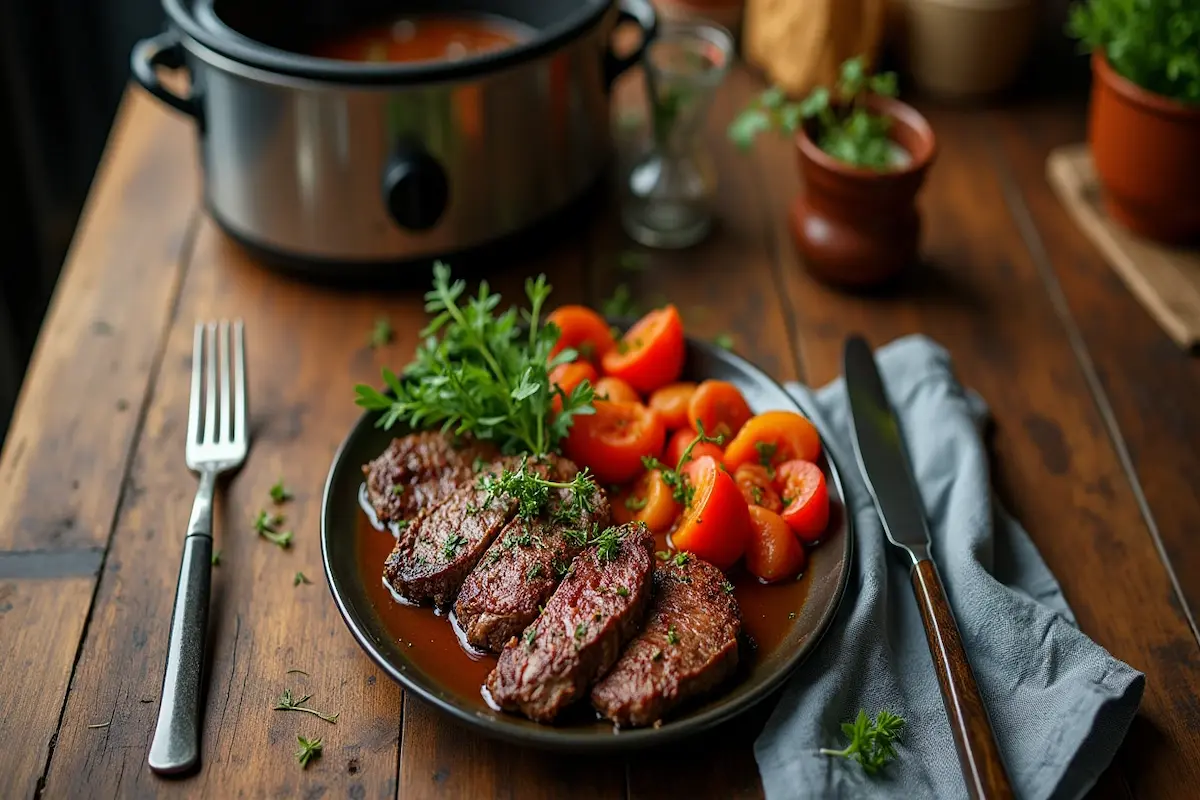 How long does it take for steak to cook in a crock pot