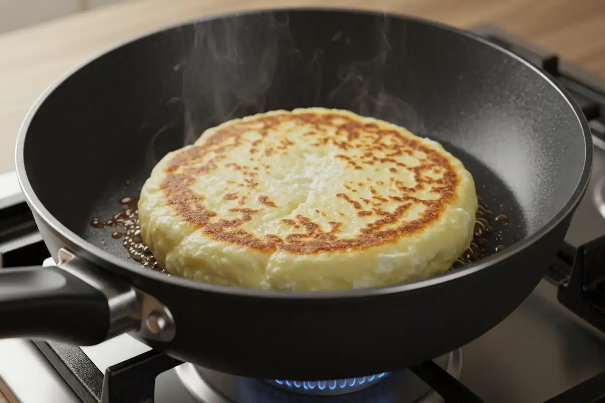 How to keep cottage cheese flatbread from sticking