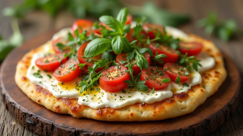 Variations of Cottage Cheese Flatbread